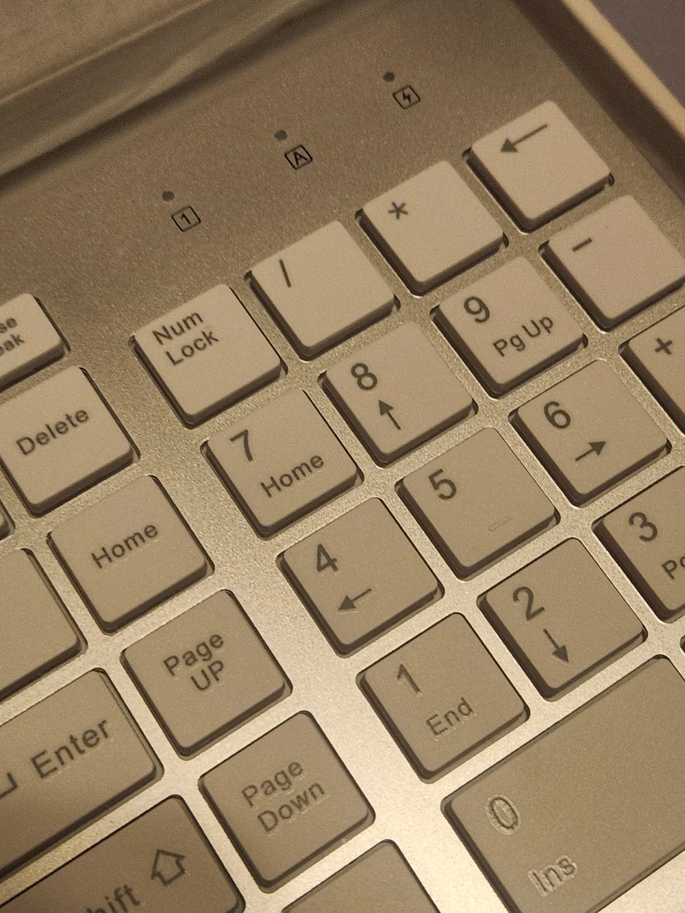 Wireless Silver Keyboard and Mouse Combo